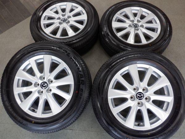 超特価セールサイト S 送料無料 新車外し！美品！即納！マツダ CX-5 純正 4本セット 17 5H114.3 7J+50 ヨコハマ ジオランダー G98 225/65R17 CX-5 CX-8