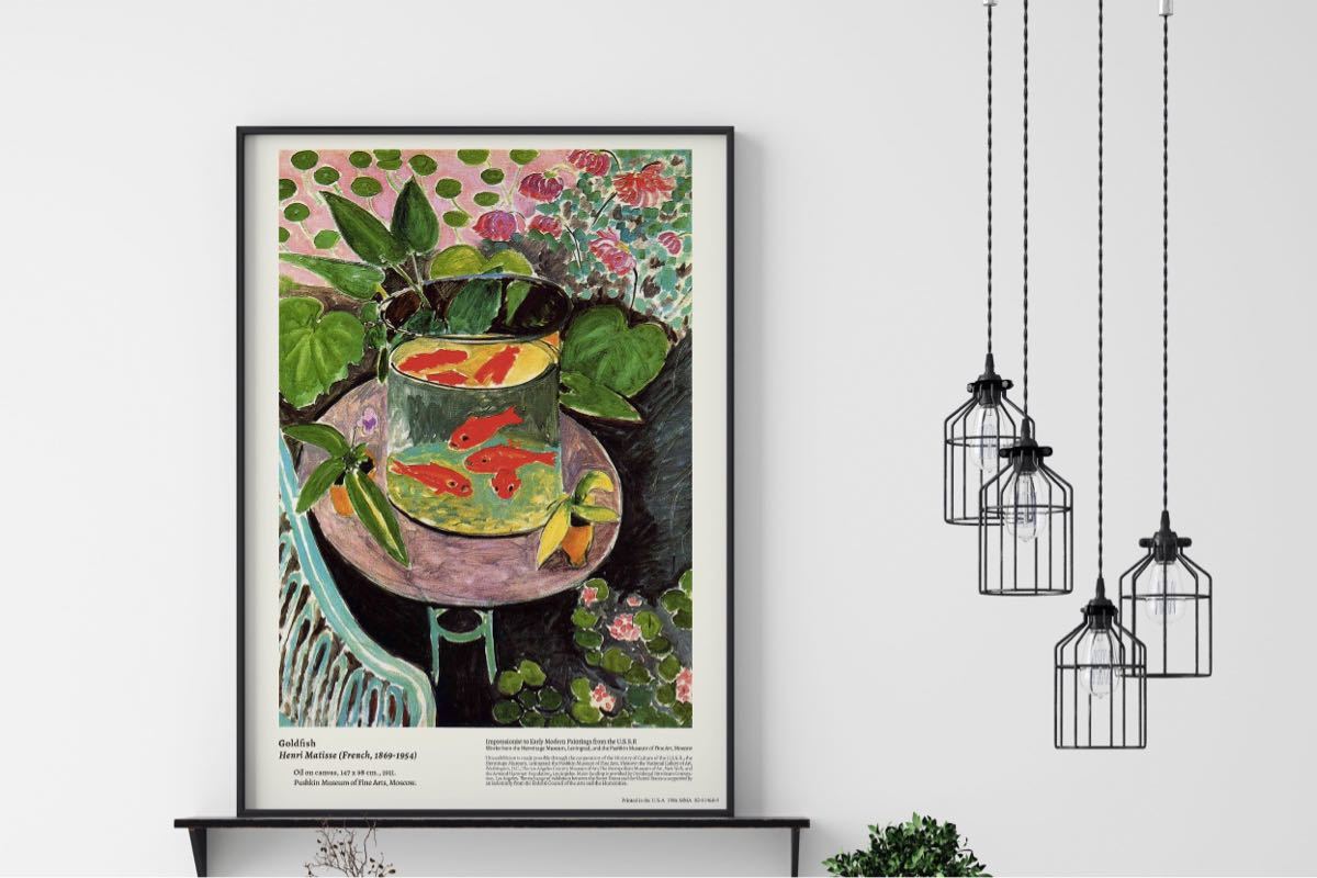 Henri Matisse アンリ・マティス 展示会ポスター エキシビション