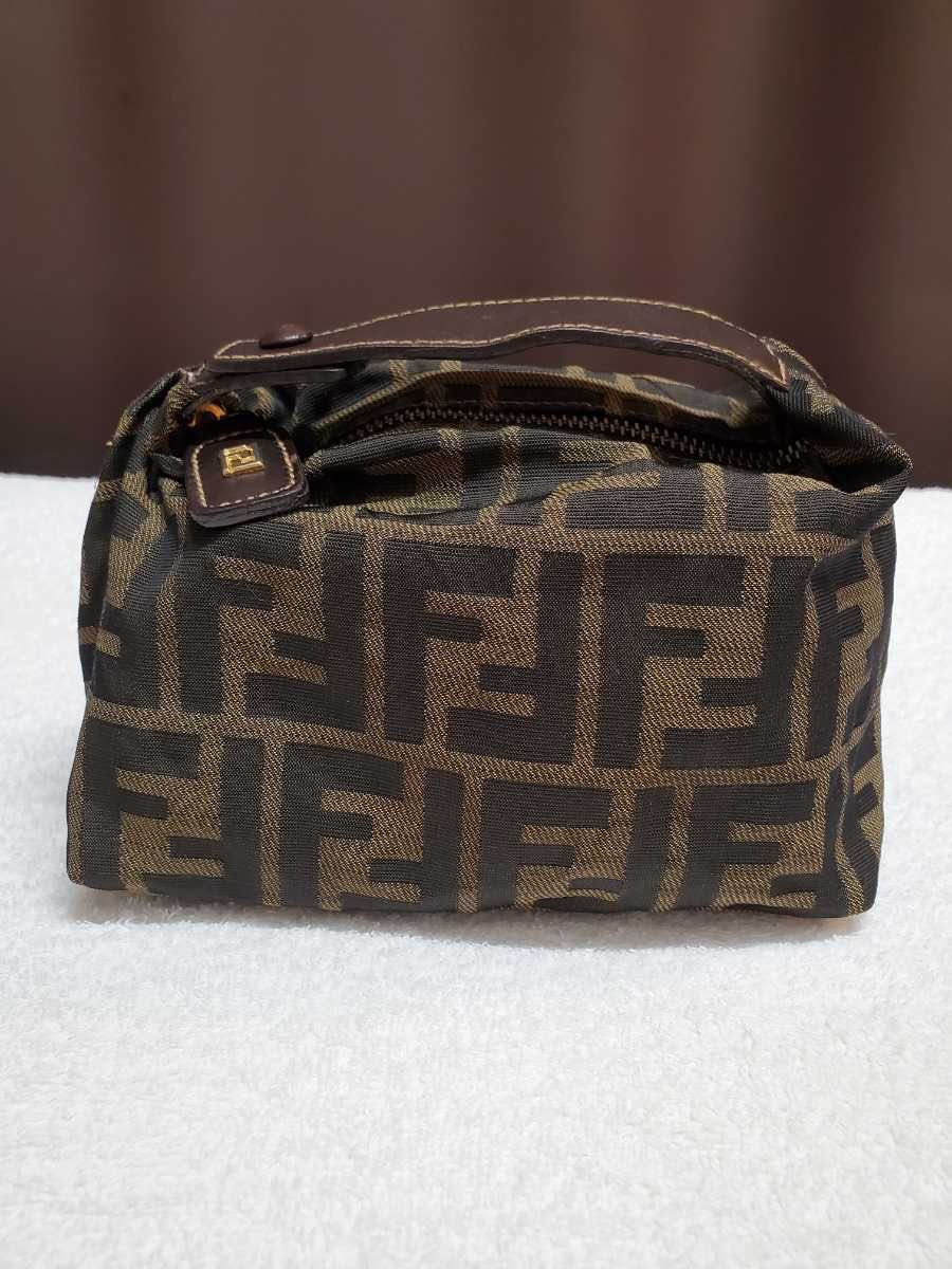 ズッカ柄 フェンディ FENDI ハンドバッグ バニティバッグ ポーチ 