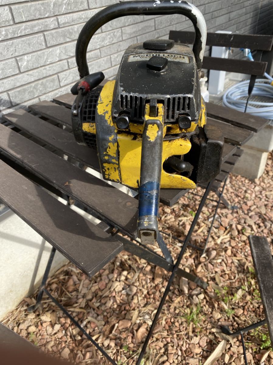 McCulloch　マッカラー　チェンソー　　ジャンク　不動_4