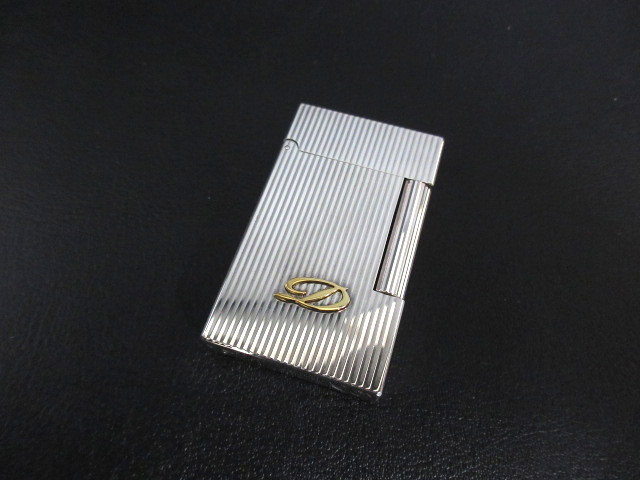 美品 S.T.Dupont デュポン ライン2 ストライプ ゴールドD ロゴ