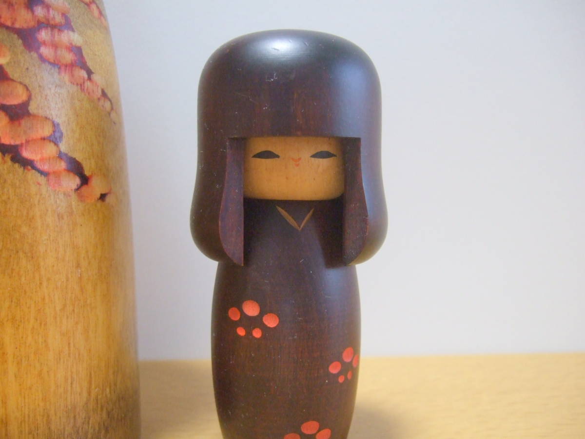 ◇ 創作こけし 3体まとめて 創作こけし 3体セット - △ 創作こけし（近代