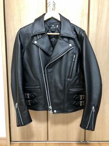 美品】snowpeak スノーピーク ライダース ジャケット 革ジャン 