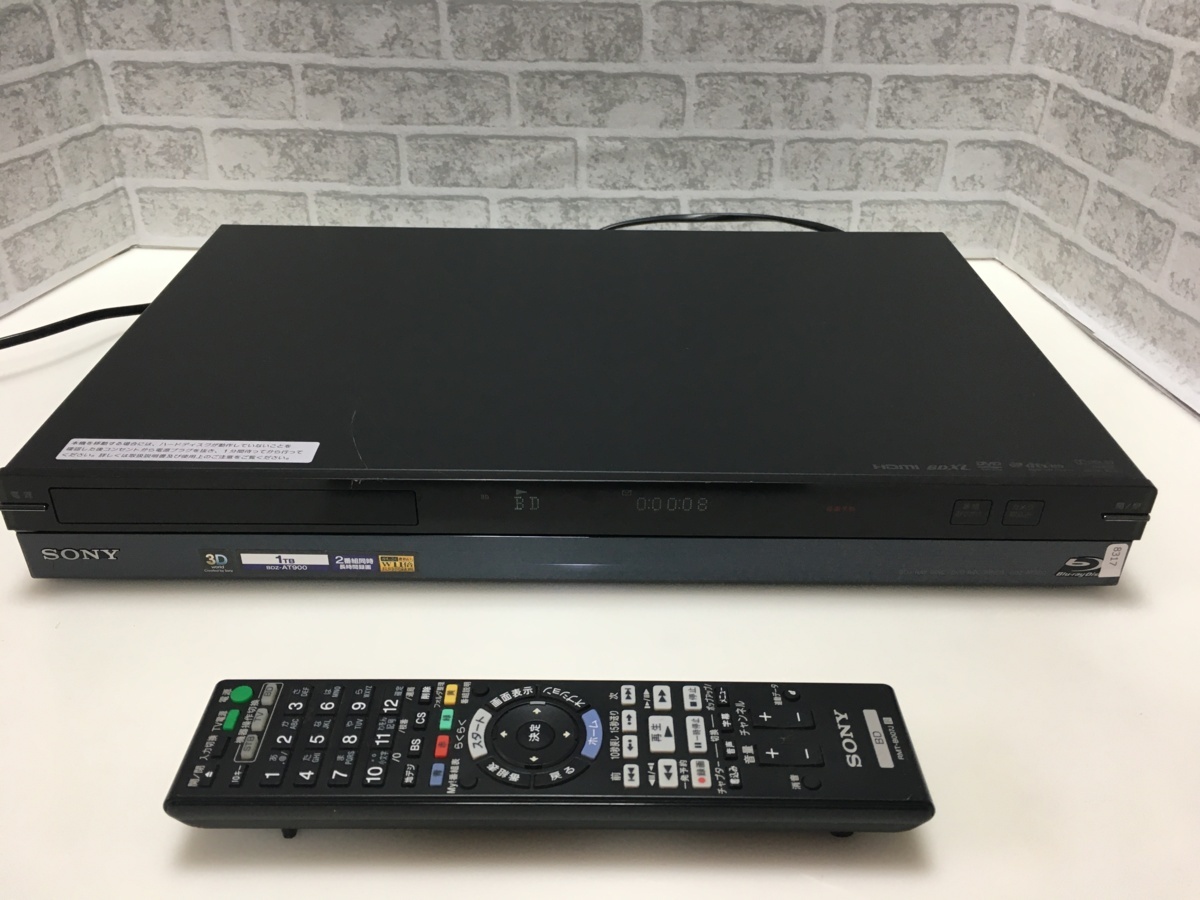 SONY ブルーレイレコーダー BDZ-ET1200 ジャンク品 SONY BDZ-ET1200 BD ソニー ブルーレイ レコーダー 再生OK 中古現状品