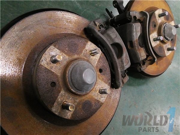 シルビア フロント ナックル ローター 4穴 純正 S13 180SX RPS13 180SX 後期 純正 フロントナックル ハブ キャリパー ローター