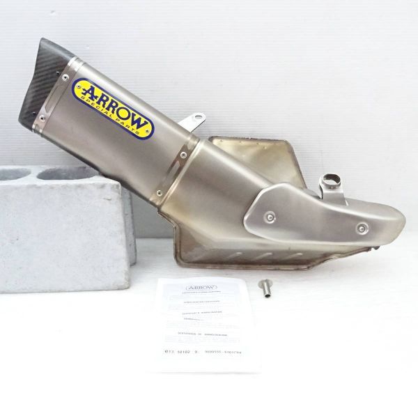 トライアンフ ストリートトリプル 675/R/RX ARROW ステン チタン スリップオン アロー TRIUMPH A9600555 ★140サイズ　RC010818FG R05G 393