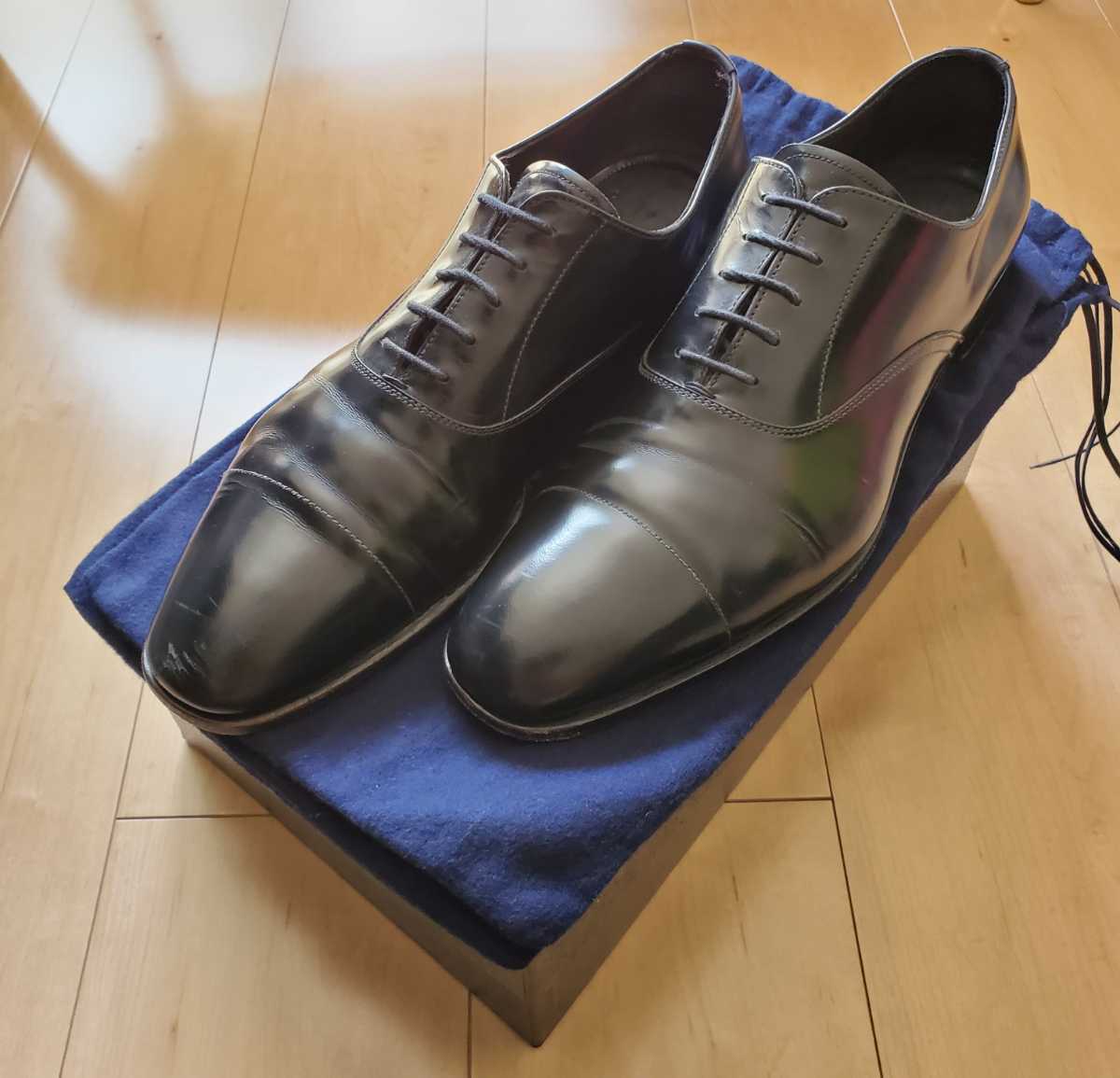 ストレートチップ PRADA プラダ ドレスシューズ レザー ビジネス 