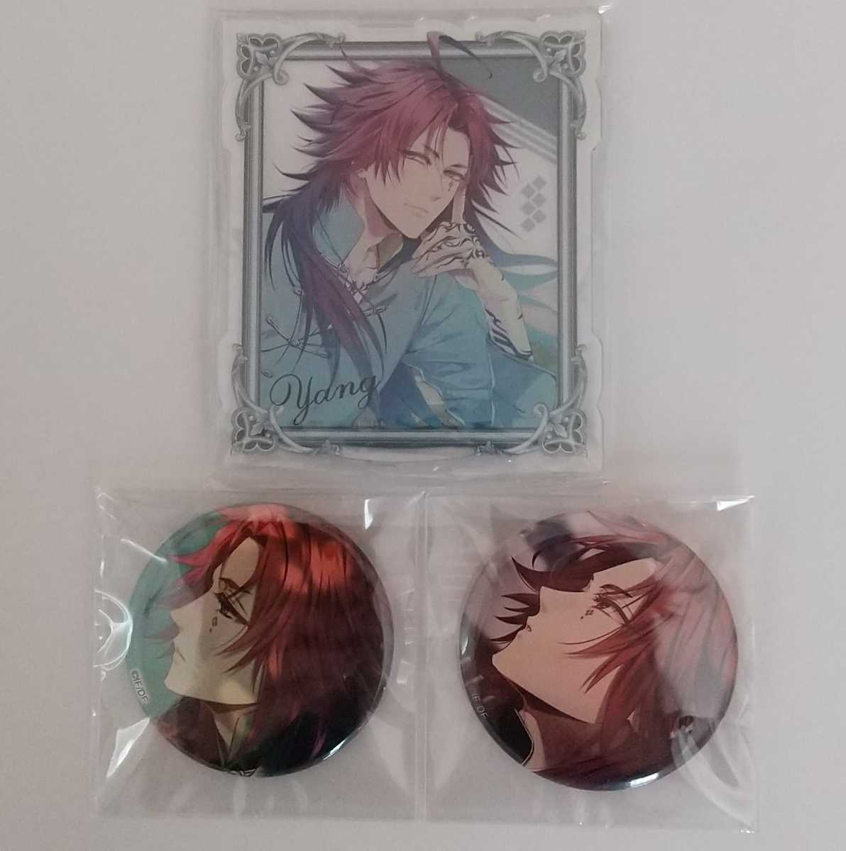 ピオフィオーレの晩鐘/ファンブック特典/楊/アクリルスタンド/缶バッチ ピオフィオーレの晩鐘 公式ビジュアルファンブック -Episodio1926