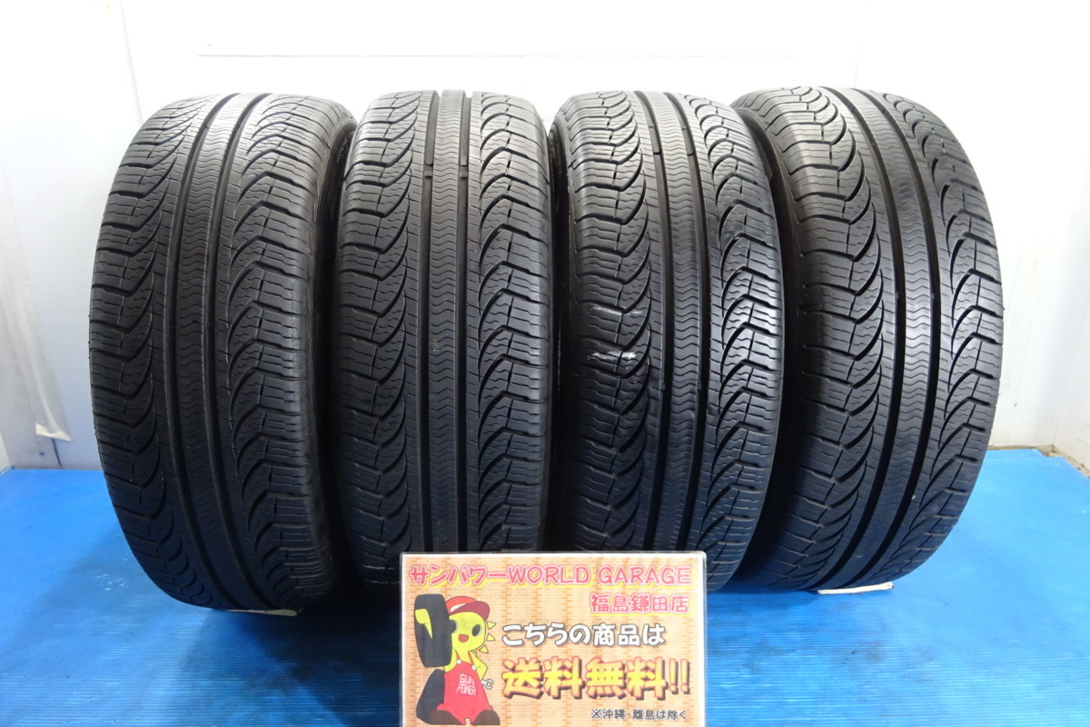 【福島発】205/55R16★9分山 ピレリ P4 オールシーズン 在庫処分価格 4本【送料無料】FUK-B3355★人気サイズ リーフ アイシス など