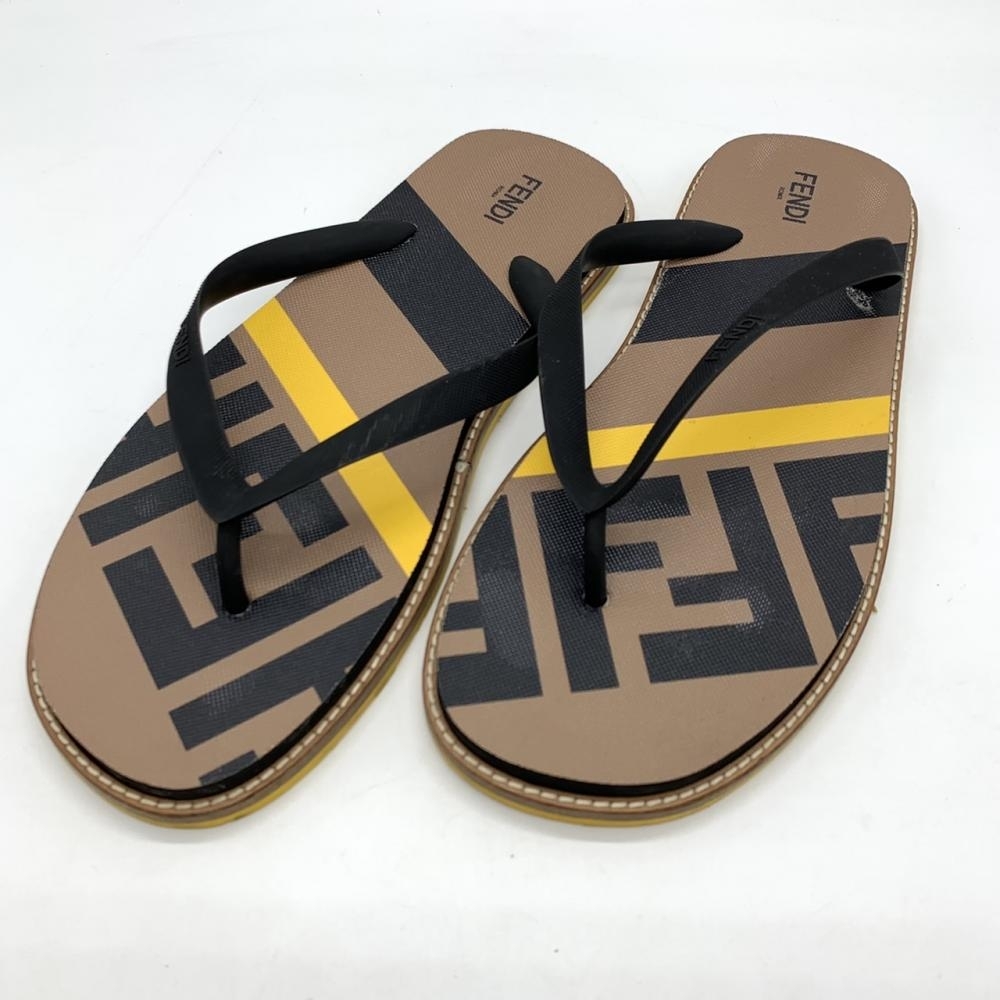 FENDI フェンディ FFロゴ サンダル 7X1377 スライドサンダル ABO2