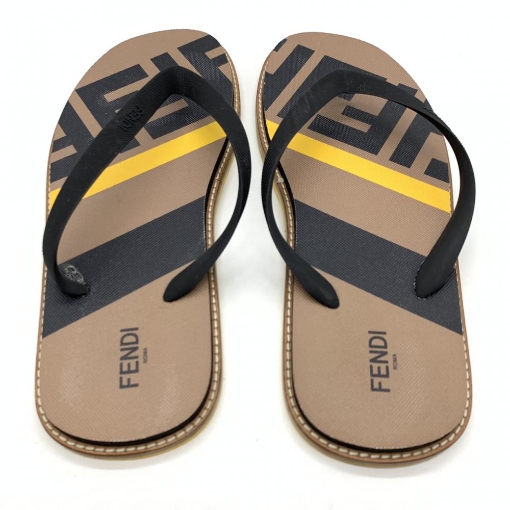 FENDI フェンディ FFロゴ サンダル 7X1377 スライドサンダル ABO2