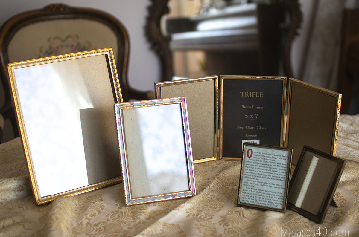 ネット限定 ヴィンテージフォトフレーム ホワイト ゴールド 5枚セット フォトフレーム Madmex Co Nz