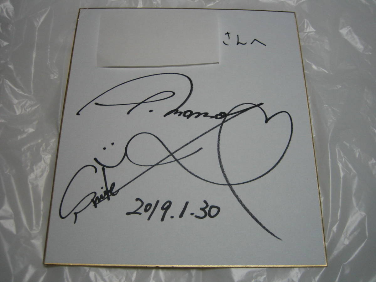 非売品 2019s 大手スニーカーブランド 広告宣伝用 田辺桃子 直筆  