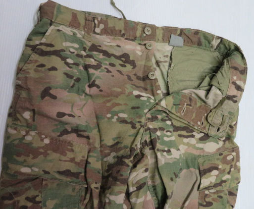 AP56米軍実物ARMYアメリカ古着マルチカム柄カーゴパンツLビッグサイズ