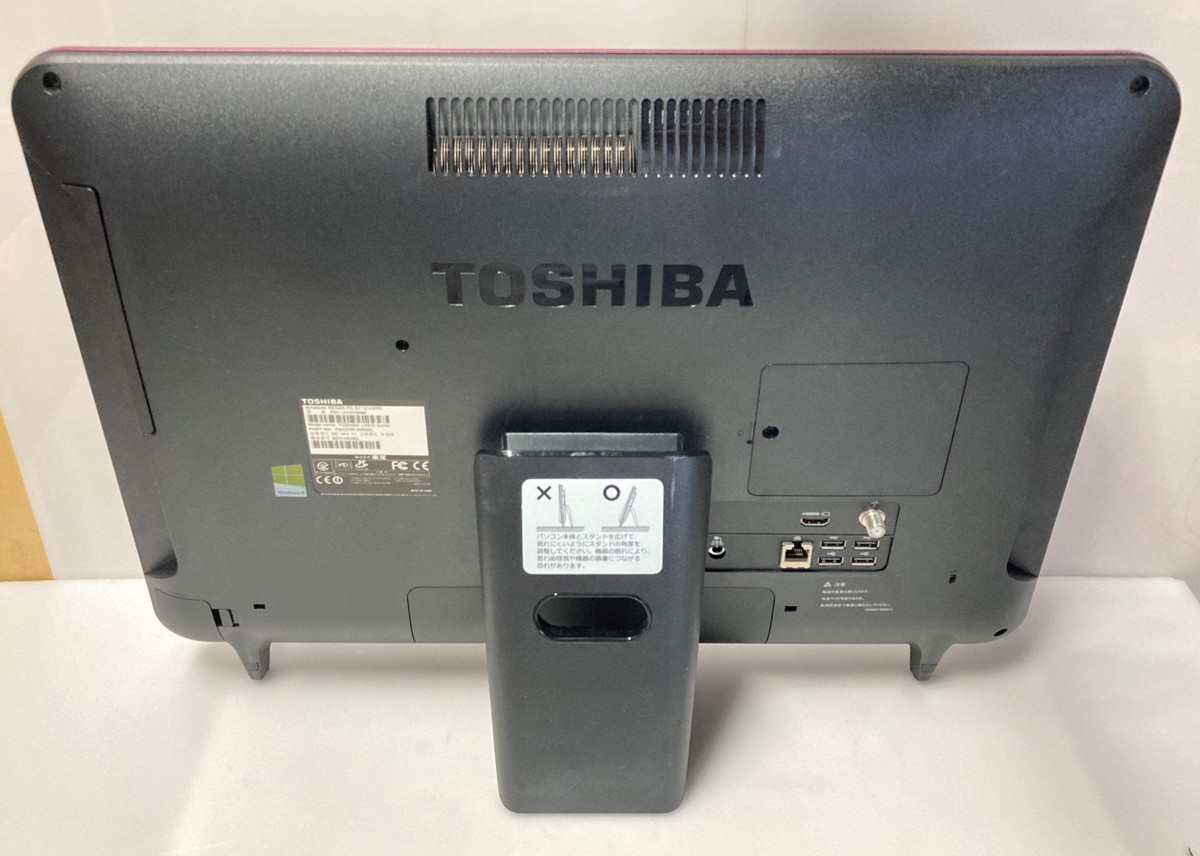 井3-8】TOSHIBA dynabook REGZAPC D712/V3HM 一体型PC Windows8 メモリ
