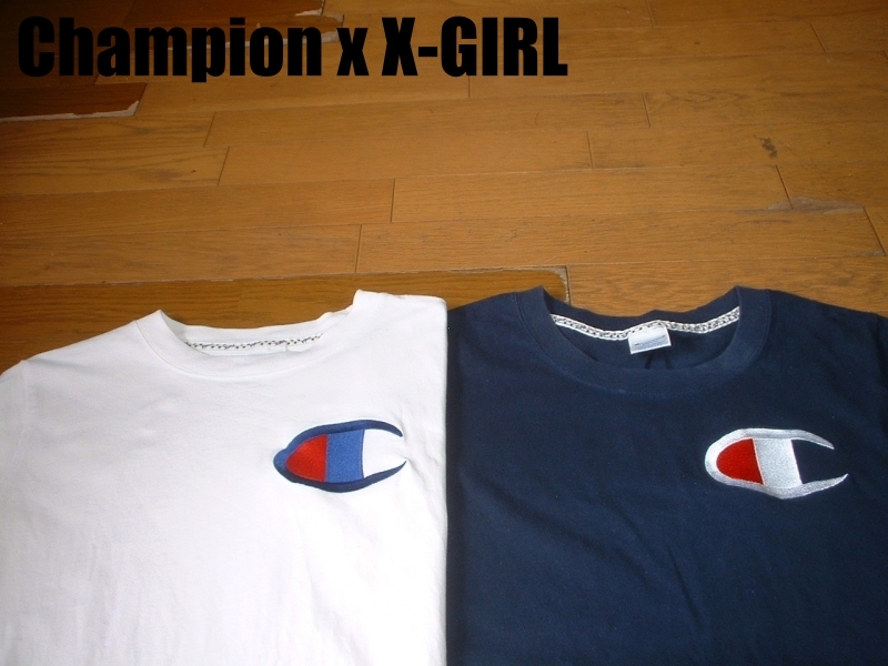 超お得2着セットchampionコラボx Girlビッグ刺繍tシャツ ワンピースwomen正規エックスガール別注チャンピオン その他 売買されたオークション情報 Yahooの商品情報をアーカイブ公開 オークファン Aucfan Com