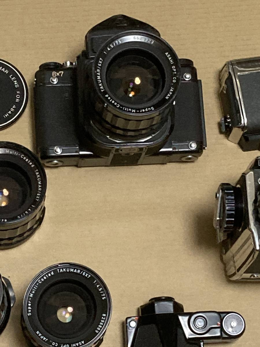 Pentax 6x7 TAKUMAR 75mm F4.5 & ZENZA BRONICA 2台 & レンズ・その他付属品　大量セット_3