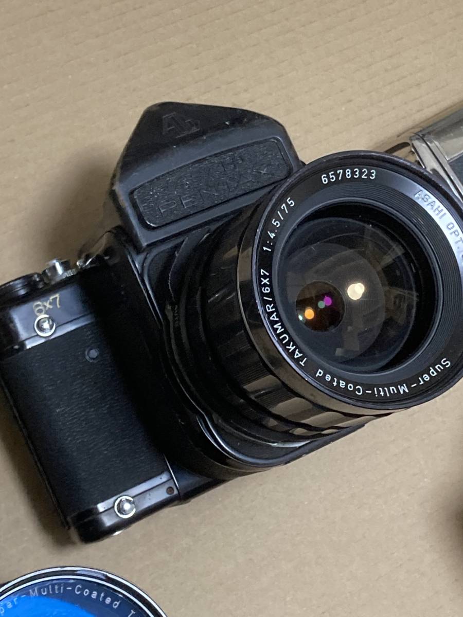 Pentax 6x7 TAKUMAR 75mm F4.5 & ZENZA BRONICA 2台 & レンズ・その他付属品　大量セット_4