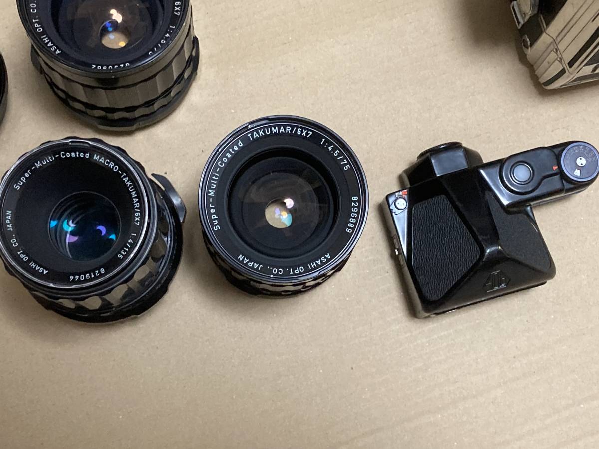 Pentax 6x7 TAKUMAR 75mm F4.5 & ZENZA BRONICA 2台 & レンズ・その他付属品　大量セット_8