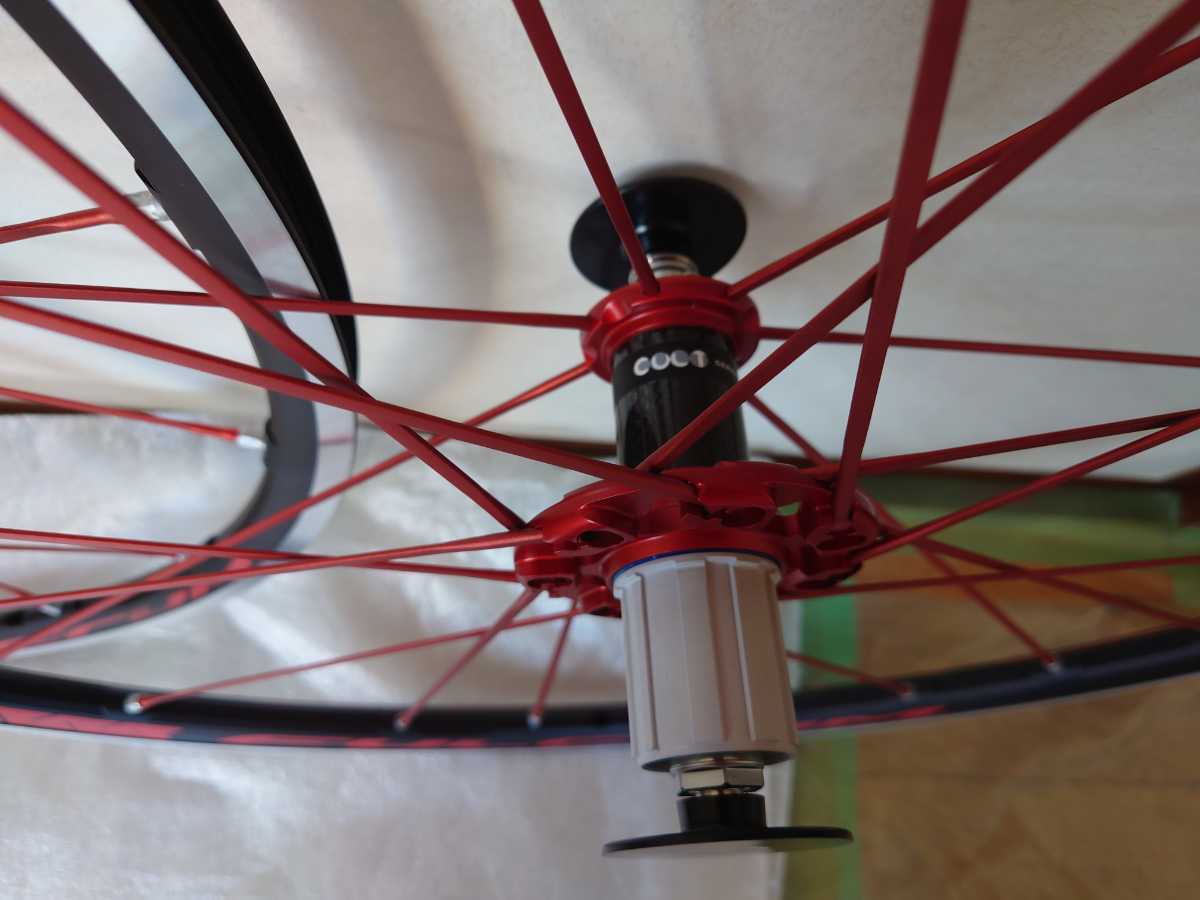 フルクラム　レーシングゼロ　コンペ　レッドカスタム　クリンチャー ホイールセット FULCRUM RACING ZERO cult_2