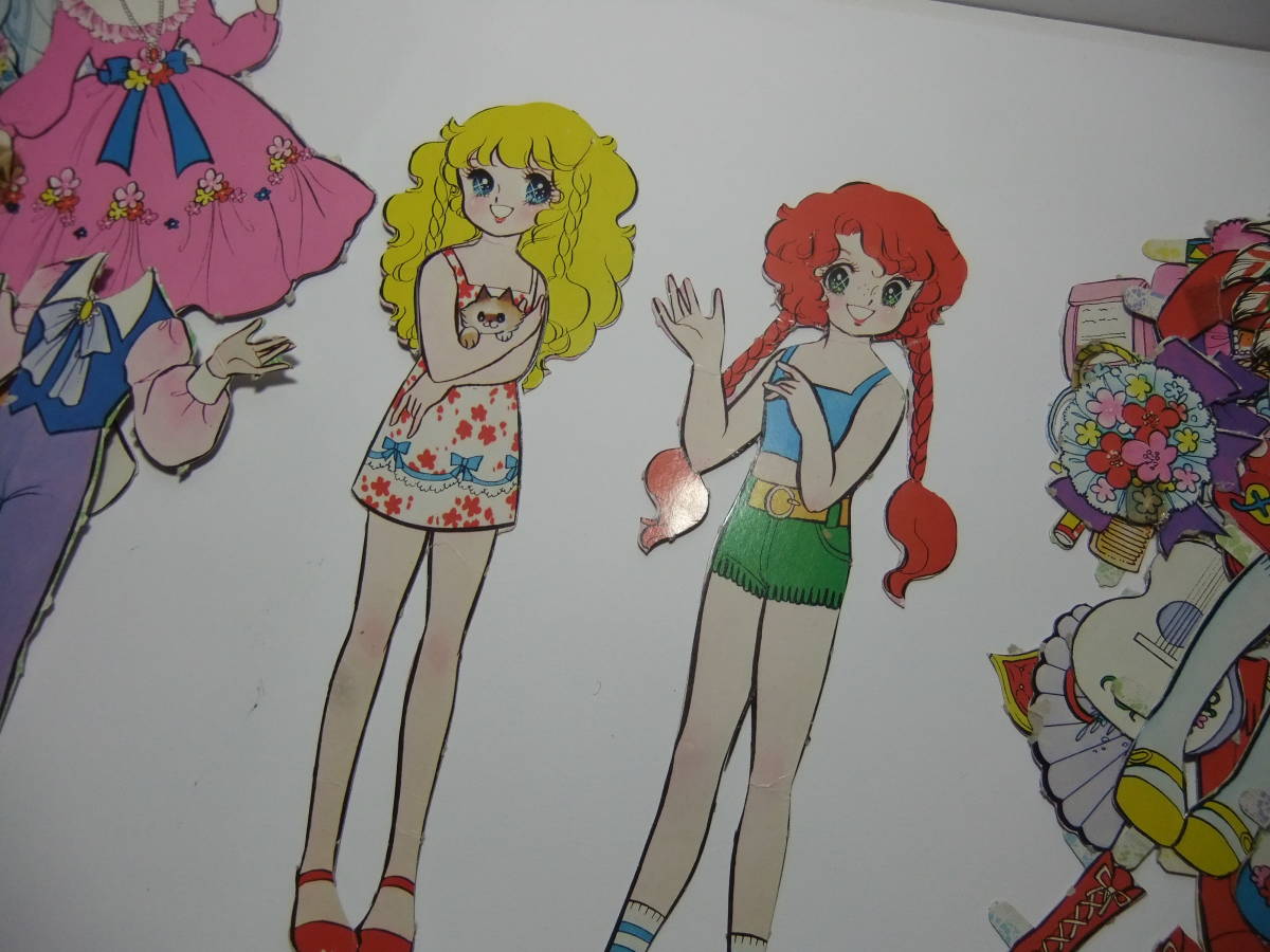 昭和レトロ りぼん 紙のきせかえ人形 大量セット 紙製 着せ替え きせかえ 女の子人形① 昭和レトロ レトロポップ