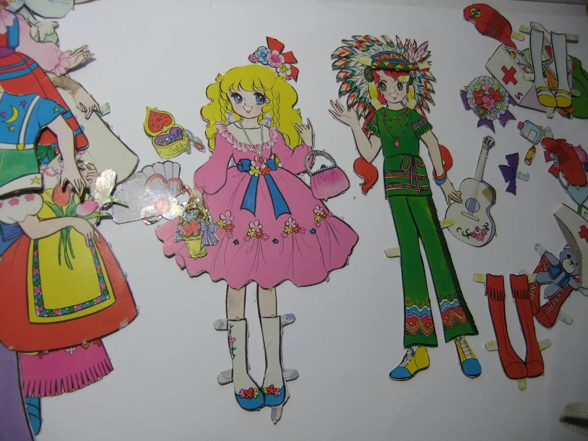 紙製 着せ替え きせかえ 女の子人形① 昭和レトロ レトロポップ