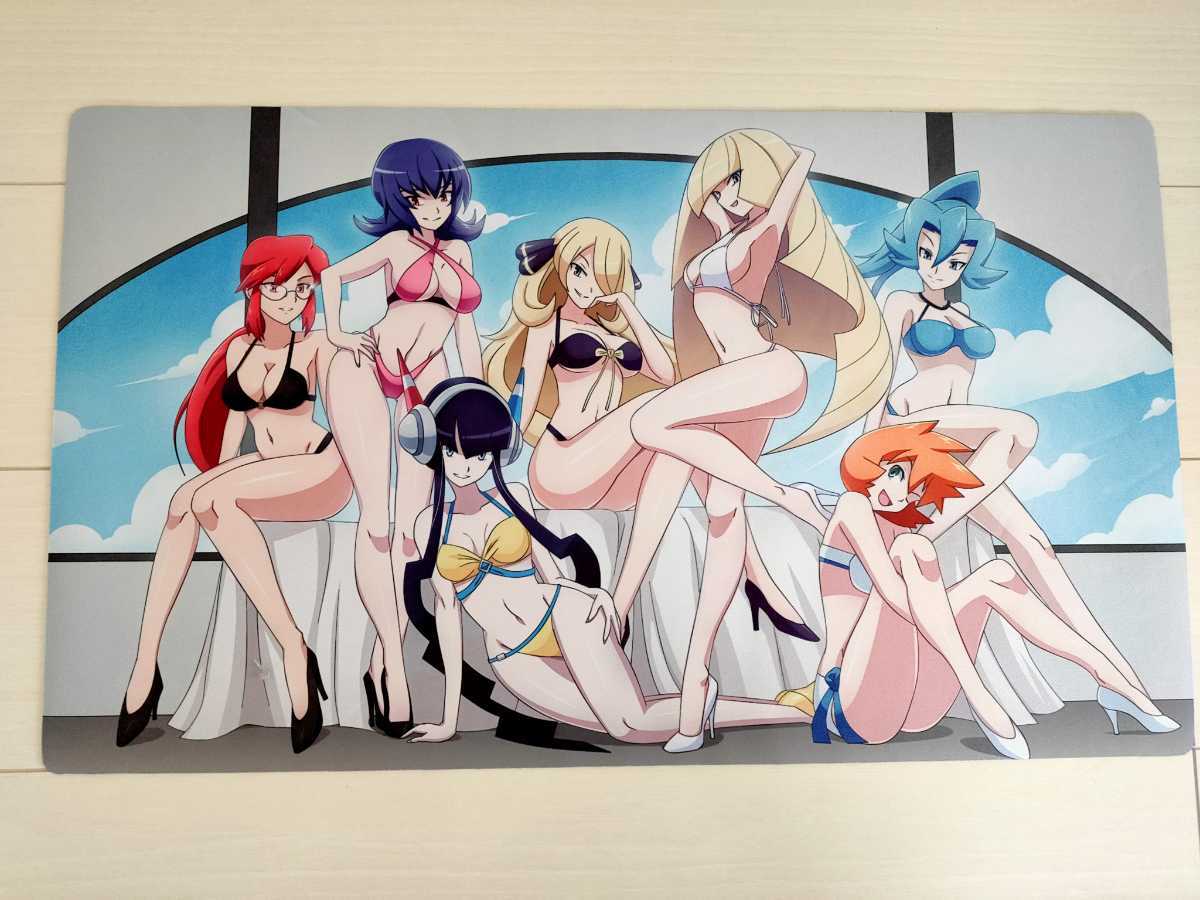 収納袋付き ポケモン シロナ カミツレ ルザミーネ ナツメ プレイマット ラバーマット ポケモンカードゲーム 売買されたオークション情報 Yahooの商品情報をアーカイブ公開 オークファン Aucfan Com