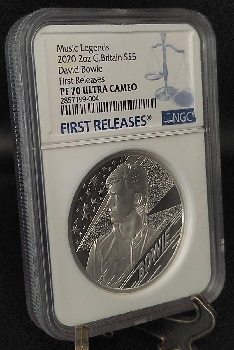 2021 イギリス1オンス　銀貨　ミュージックレジェンド　デヴィッド・ボウイ 2026年最新】Yahoo!オークション -デヴィッドボウイ(貨幣)の中古品