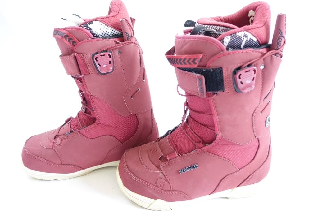 中古 14/15 DEELUXE EMPIRE LARA TF レディース23.5cm スノーボード 