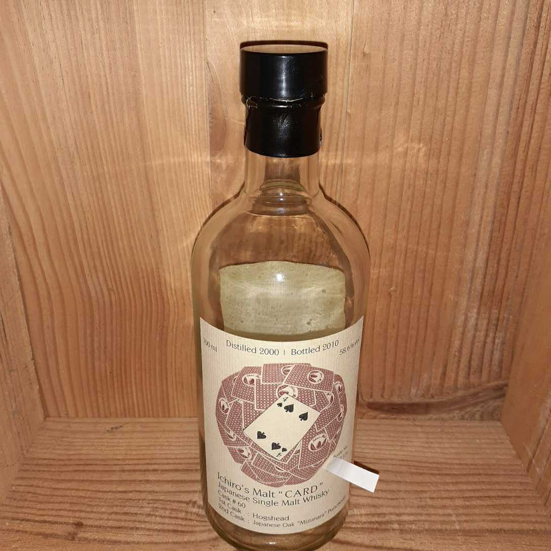 空瓶 Ichiro's Malt ウイスキー 4本セット 空瓶 Ichiro's Malt