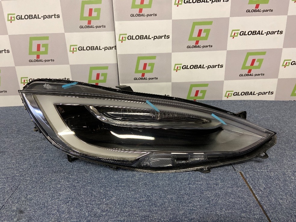 GP美品】純正品 テスラ モデルS ヘッドライト/ランプ 右 00202041-11  