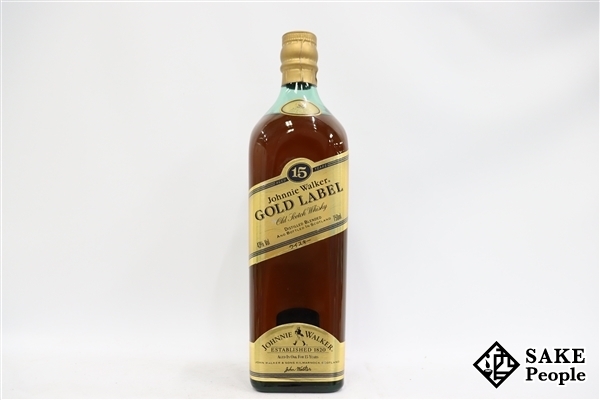 ◇注目! ジョニーウォーカー 15年 ゴールドラベル 750ml 43％ スコッチ