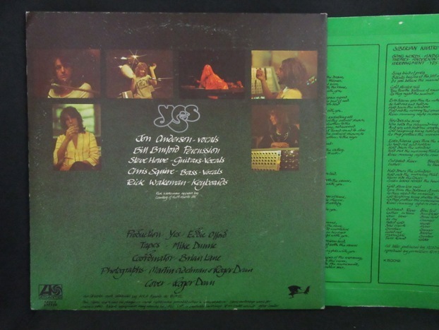 To The Edge Atlantic, 0 Reissue YES☆Close To The Edge UK Atlantic