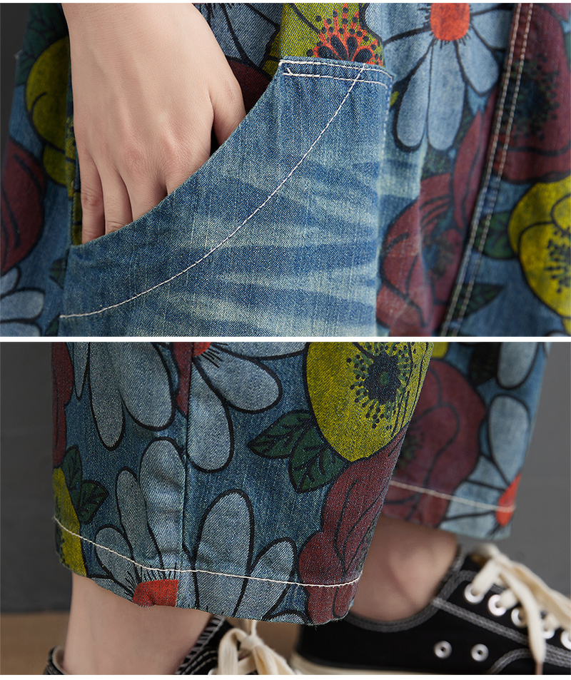 同梱1万円 Ｍ ＸＸＬサイズ 夏新作 上質カジュアル 20304050代 オシャレ ゆったり花柄 デニムつなぎ サルエルサロペット(サロペット、オーバーオール)｜売買されたオークション情報、yahooの商