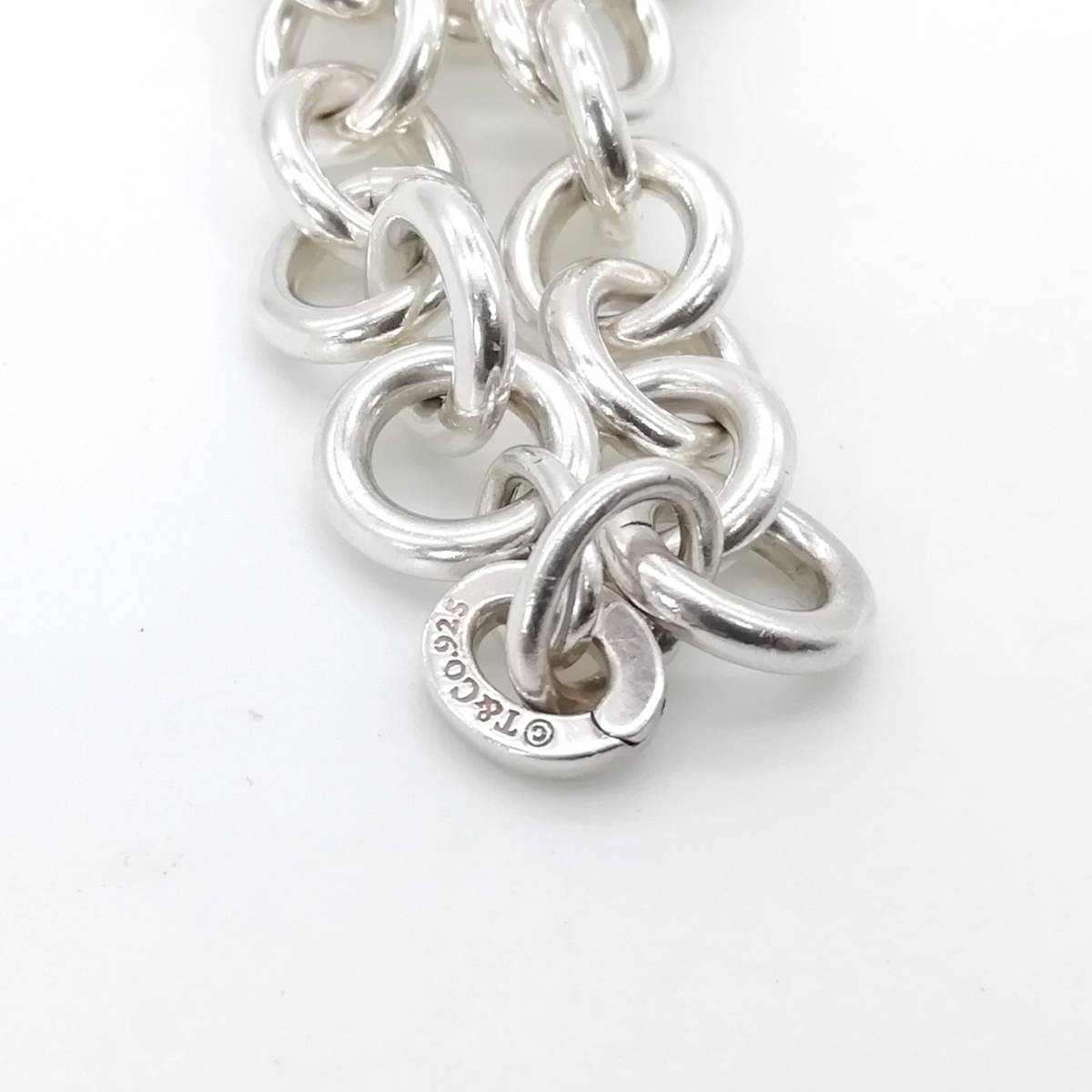 Tiffany & Co. シルバー ブレスレット　ドーナツ リンク　925 希少 美品 Tiffany&Co. ティファニー ドーナツ シルバー リンク