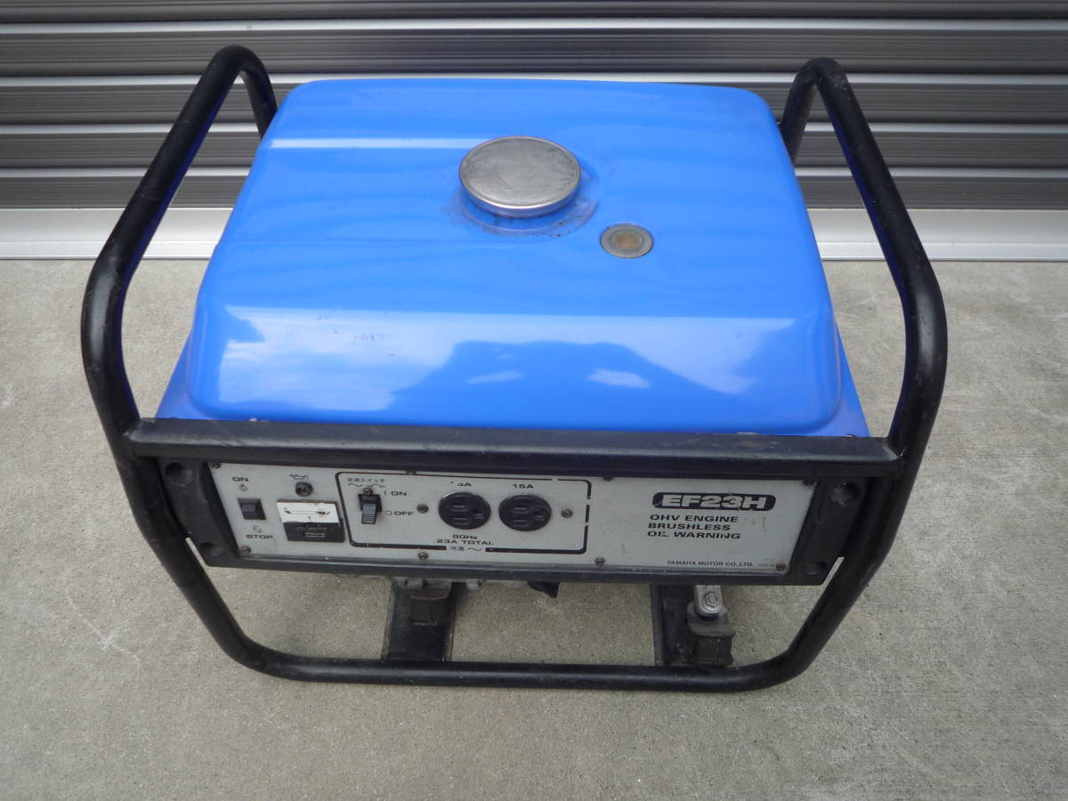 YAMAHA ヤマハ エンジン発電機 EF23H ブルー GENERATOR YAMAHA ヤマハ