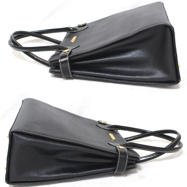 超美品 BURBERRY バーバリー レザー ハンドバッグ ノバチェック