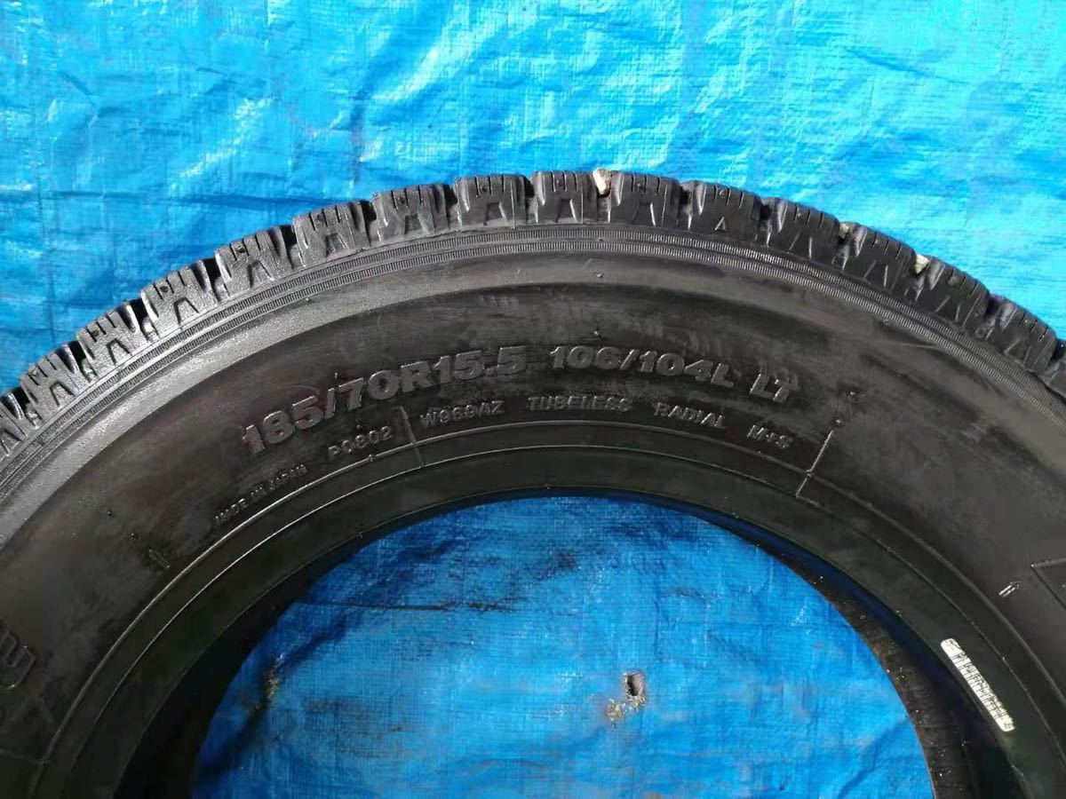 185/70R15.5 106/104L LT ブリジットBLIZZAK Ｗ969 スタッドレス2本 ブリヂストン 106&frasl;104L BLIZZAK 価格｜185&frasl;75R15 デュラビス Shippin