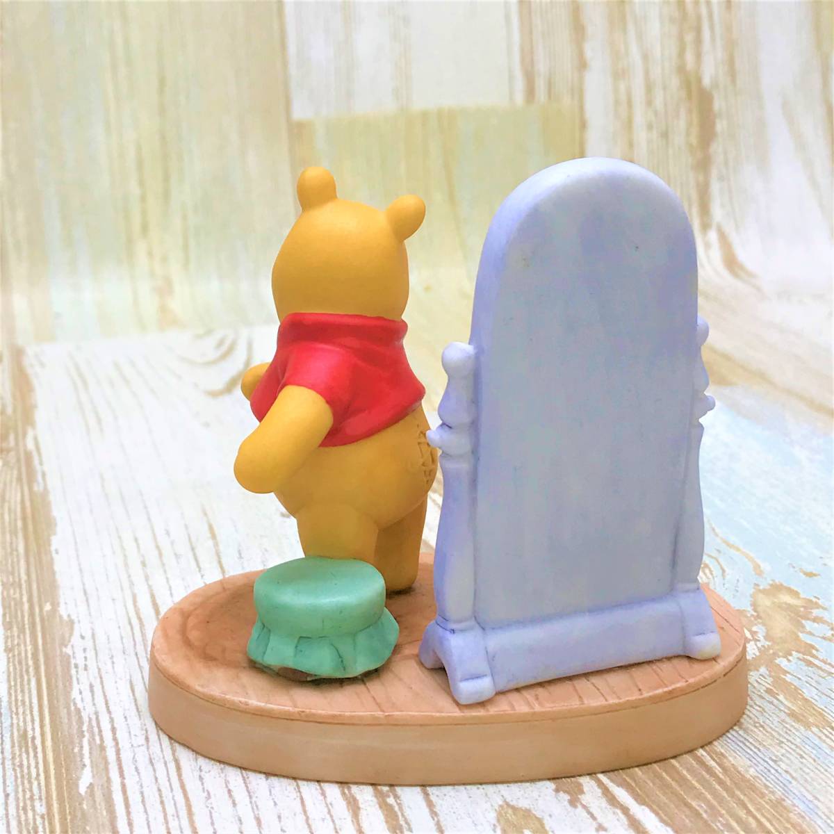 レア☆くまのプーさん ピグレット 鏡 Winnie the Pooh 陶器製 