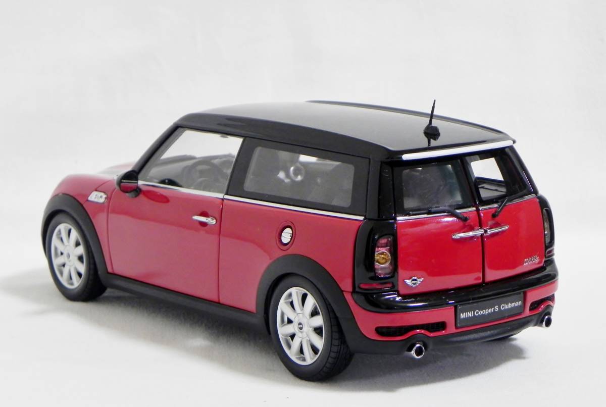 京商 1/18 ミニクーパー S クラブマン R55 レッド MINI CLUBMAN 【公式