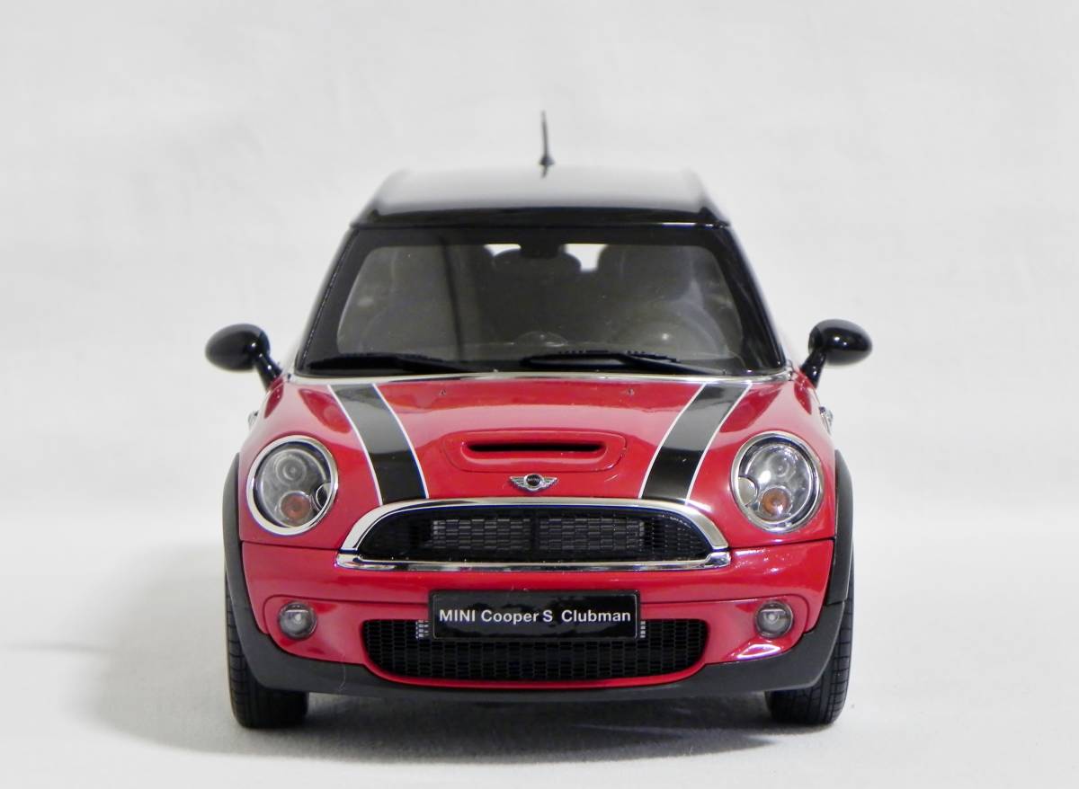 京商 1/18 ミニクーパー S クラブマン R55 レッド MINI CLUBMAN 【公式 