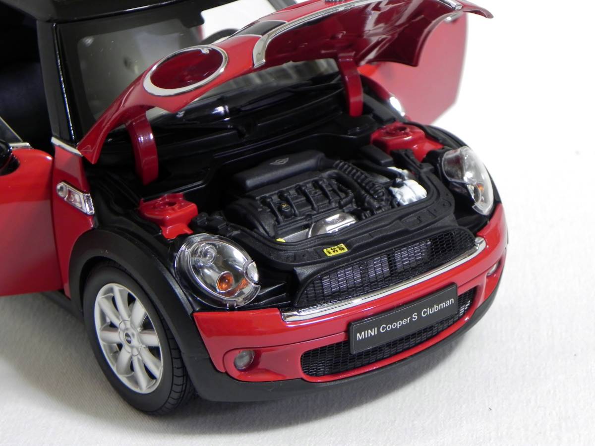 京商 1/18 ミニクーパー S クラブマン R55 レッド MINI CLUBMAN 【公式