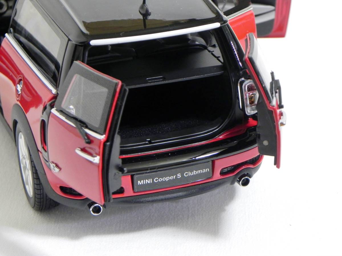 京商 1/18 ミニクーパー S クラブマン R55 レッド MINI CLUBMAN 【公式 
