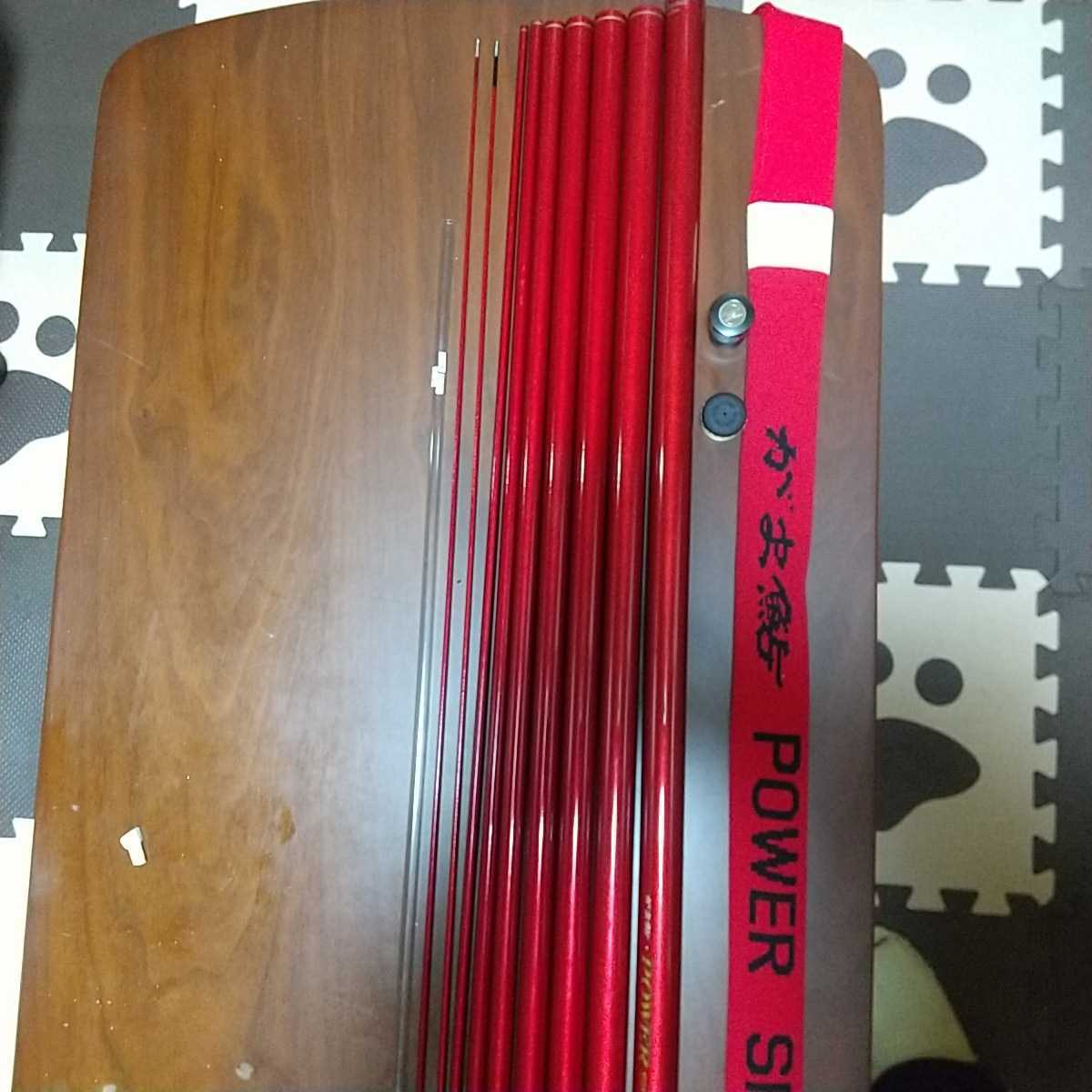の*ん様 ジャンク品　がま鮎 POWER SPECIAL II 鮎竿 レッド Kaysun General Trading LLC.