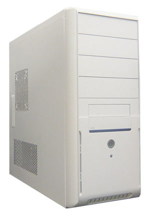 【新品未使用・送料無料】Scythe N-880-WH ホワイト／ミドルタワー型PCケース／400W電源搭載／ATX・MicroATX