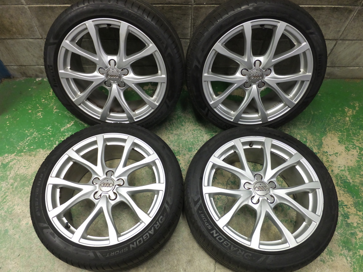 18年製★アウディ A6 純正 245/40R18 ピレリ ドラゴン スポーツ TM 18インチ PCD112/5H★