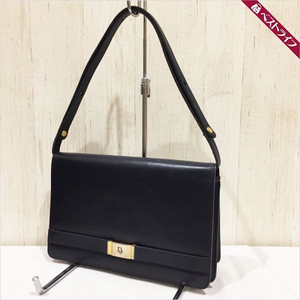 Dior Christian ディオール ショルダーバッグ ヴィンテージ レザー