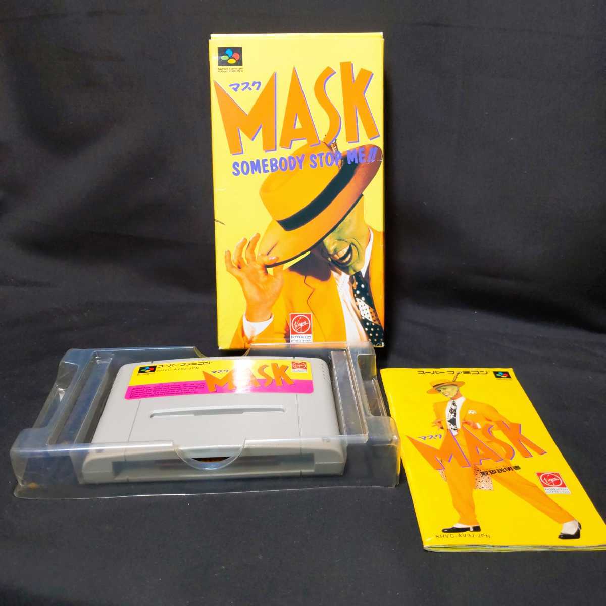 スーパーファミコンソフト MASK 箱　説明書付き MASK マスク スーパーファミコン スーパーファミコンソフト 箱付き SFC