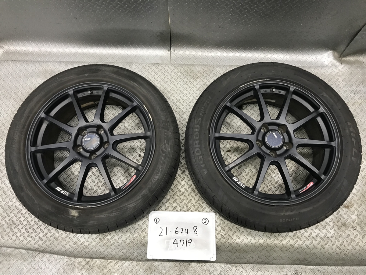 【送料無料，安い】 LY3P マツダ MPV 社外 SSR GTV02 マットブラック 18インチ アルミ ホイール 2本 7.5J +43 114.3 5穴 ハブ73 215/55R18 95V/99V(ラジアルタイヤ)｜売買されたオークション情報、yahooの商品情報をアーカイブ公開 5穴