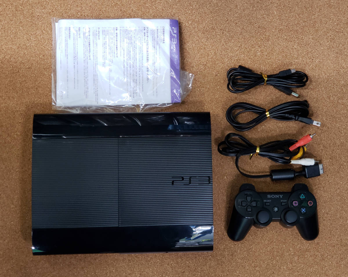 即決！【状態良好！】PS3本体 HDD500GB チャコールブラック CECH-4300C 